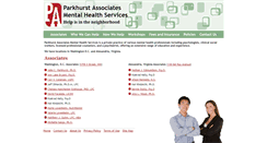 Desktop Screenshot of parkhurstassociates.com