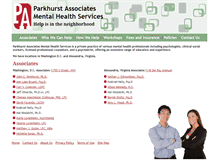 Tablet Screenshot of parkhurstassociates.com